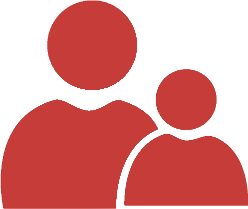 Mentor and mentee icon