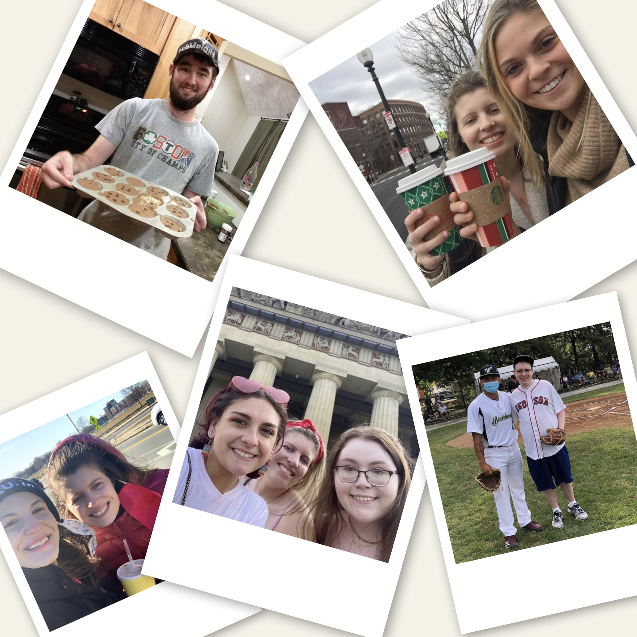 Collage of mentors and mentees together